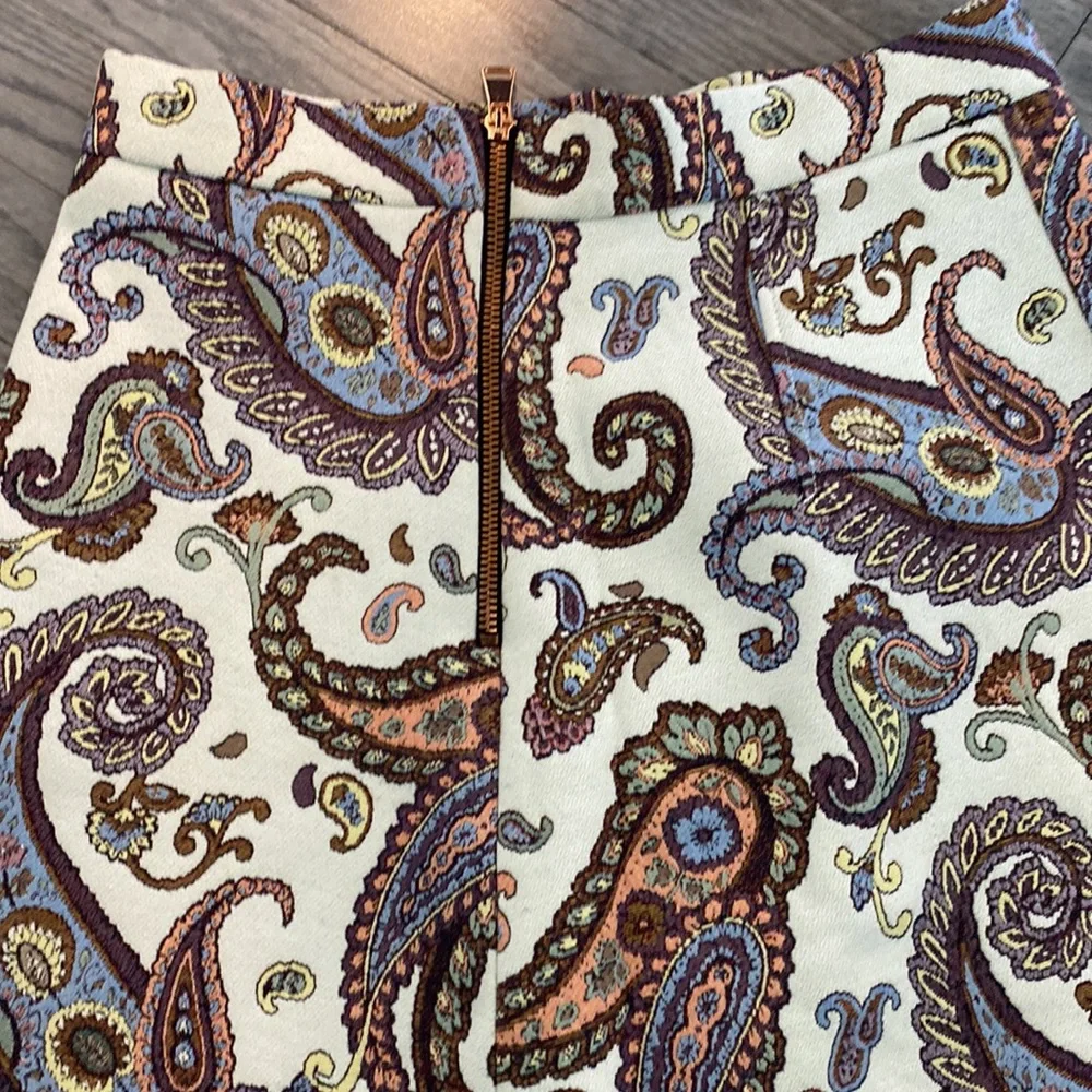 Zara A line printed skirt - Picture 3 of 3